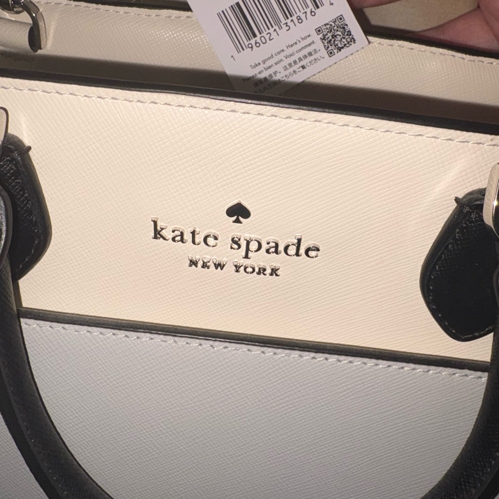 Kate Spade Two-Tone Purse with Crossbody Strap - Picture 4 of 4